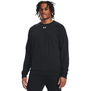 Bluza męska UNDER ARMOUR Sportowa Dresowa Rival Fleece Crew Czarna L