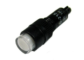 Kontrolka 12mm 12V DC NXD-212 biała