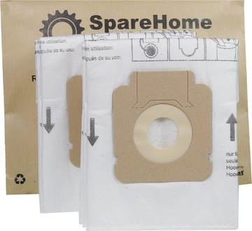 SpareHome 10 worków o wysokiej filtracji do odkurzacza Hoover