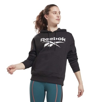 Bluza Reebok RI BL FLEECE HOODY (GS9392) SPORTOWE NA SIŁOWNIE DO BIEGANIA