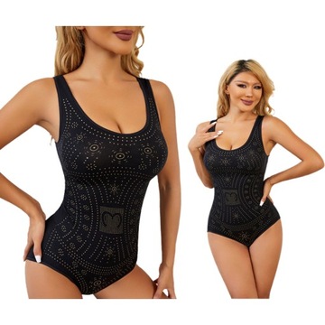 Body Damskie Wyszczuplające Mocno Modelujące Brzuch Talie Pośladki 3XL/4XL