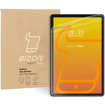 Folia ochronna imitująca papier Bizon do Galaxy Tab A9 Plus, 2 sztuki
