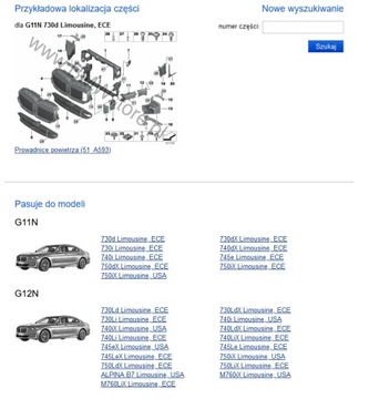 BMW 7 G11 G12 FACELIFT LCI MASKA ŽALUZIE MŘÍŽKA ROLETA 8080988