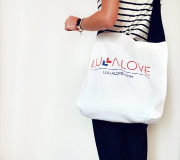 Белая сумка через плечо Lullabag