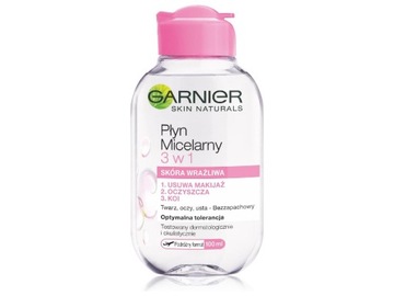 GARNIER МИЦЕЛЛЯРНАЯ ЖИДКОСТЬ 3В1 ДЛЯ ЧУВСТВИТЕЛЬНОЙ КОЖИ 100мл