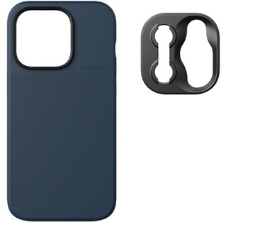 Etui iPhone 14 PRO MOMENT Indigo + adapter do obiektywów T-Series