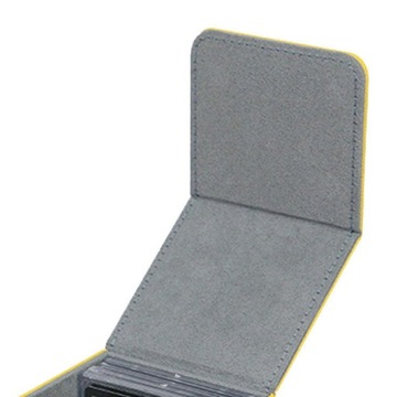 Pudełko na karty Card Deck Box, mieszczące 100 sztuk w kolorze żółtym