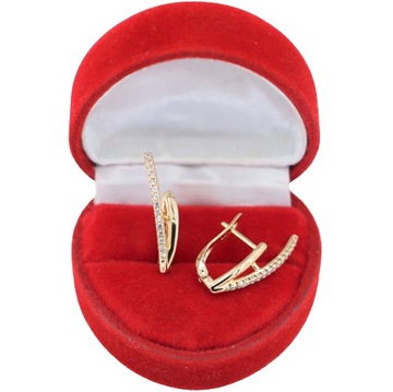 Золотые СЕРЬГИ из хирургической стали 316Л К1589.