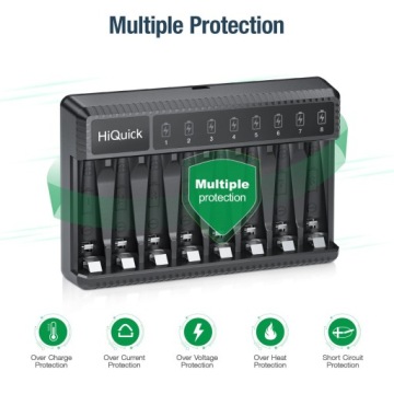 Зарядное устройство HiQuick SW-8N для 8 светодиодных батарей AA AAA