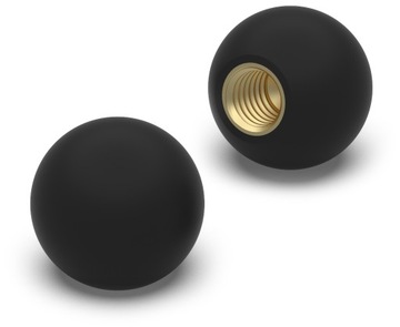 UCHWYT GAŁKA KULISTA Z TULEJĄ GWINTOWANĄ M10 40mm