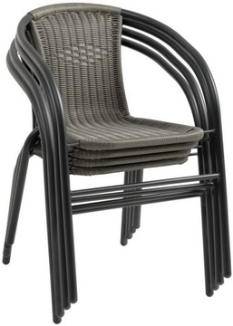 САДОВЫЙ СТУЛ ИЗ РОТАНГА ДЛЯ БАЛКОНА ТЕРРАСЫ БИСТРО