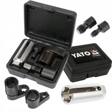КОМПЛЕКТ YATO ДЛЯ РАБОТЫ ЛЯМБДА-ЗОНДА 1/2'' 3/8'' 5EL YT-17510 ТОРЦЕВЫЕ КЛЮЧИ