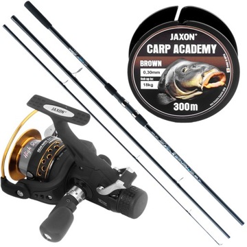 ZESTAW KARPIOWY Wędka + Kołowrotek TOP CARP Jaxon
