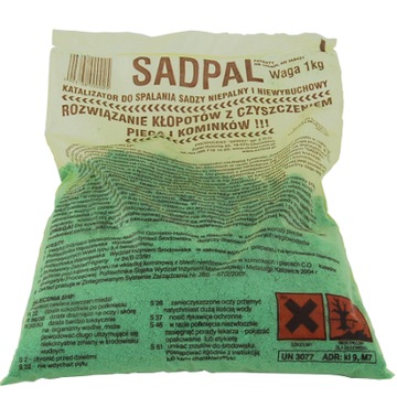 Wypalacz sadzy SADPAL KATALIZATOR DO SPALANIA 1 kg