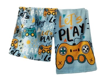 Ręczniki bawełniane 40x60 cm GAMER, PLAY 2-pak