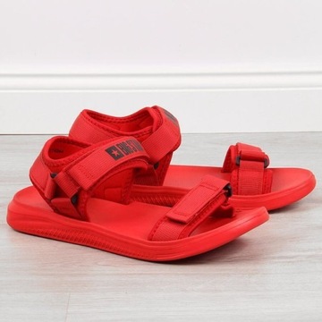 Sandały sportowe czerwone Big Star HH274A027 36