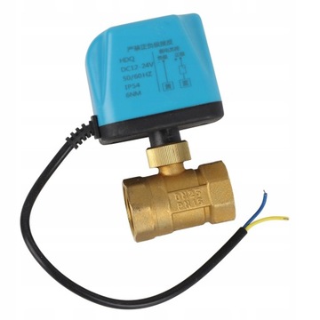 ELEKTROZAWÓR KULOWY 1cal DN25 siłownik 12V,24V