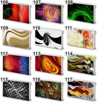 Магнитный коврик для радиатора - абстрактный