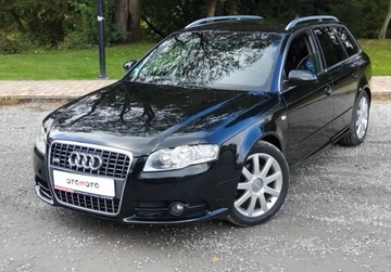 Audi A4 B7 Avant 2.0 TDI PD 140KM 2007 Audi A4 S-line Klima Alufelgi 2.0 Tdi Po oplatach z Niemiec
