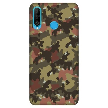 Etui na telefon Huawei P30 Lite Wojsko moro