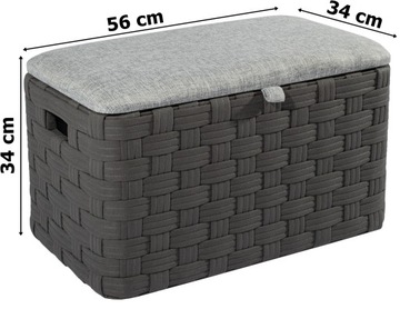 Багажник NALA графитовый 65L S 56X34X34 см Прочный и долговечный