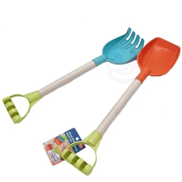 ŁOPATKA + GRABKI DO PIASKU PIASKOWNICY 51cm WOOPIE