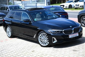 BMW Seria 5 G30-G31 2022 BMW 520d Luxury Panorama HUD Komforty ACC Hak 4xKlima HiFi Blis Pamięć Keyl, zdjęcie 29
