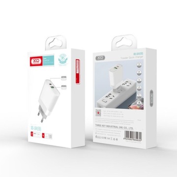 ŁADOWARKA SIECIOWA QC 20W 1X USB + 1X USB-C PD