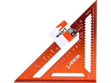 KĄTOWNIK STOLARSKI CIESIELSKI ALUMINIOWY BUDOWLANY PODZIAŁKA 300mm Waart