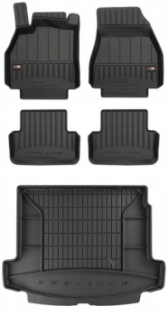 Set 3D gumové rohože Renault Megane 2 Kombi 2003-2009