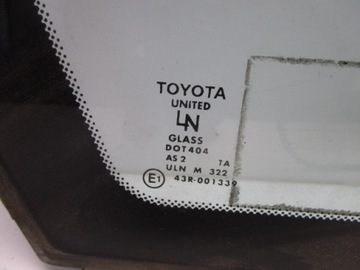 CAMRY III 92-96 SKLO (OKNO) ZADNÍ LEVÝ KAROSERIE KOMBI