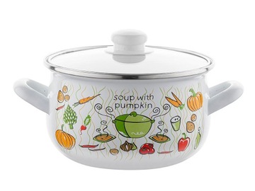 Garnek Emalia Polska Pleszew Lumino 22 cm 5,3 l