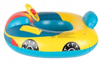 Надувной детский матрас-понтон с рулем.