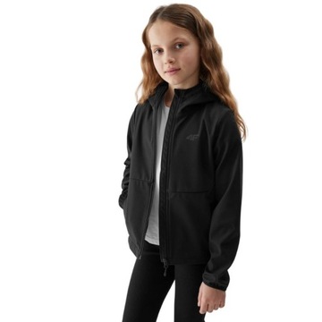 4F КУРТКА СОФТШЕЛЛ ВЕСНА ПЕРЕХОДНАЯ ДЛЯ ДЕВОЧЕК, СПОРТИВНАЯ, ПОВСЕДНЕВНАЯ