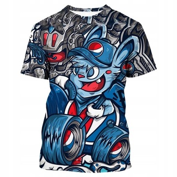 Summer Fashion Funny Pepsi 3D Printed T-Shirt, A, 5XL