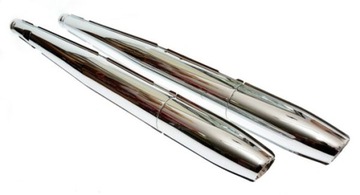 Tłumiki CZ 350 472 komplet DUELLS chromowane