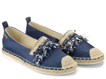 Espadryle Big Star DD274761 Granatowe 39