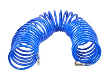 WĄŻ SPIRALNY PRZEWÓD PNEUMATYCZNY Pu 8 x 12 mm 20m