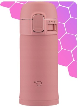 Термокружка маленький термос для горячих напитков ZOJIRUSHI SM-PD20-PM 200 мл