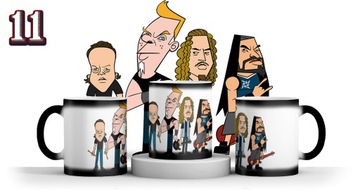 ВОЛШЕБНАЯ КРУЖКА METALLICA + ИМЯ + КАРТОН