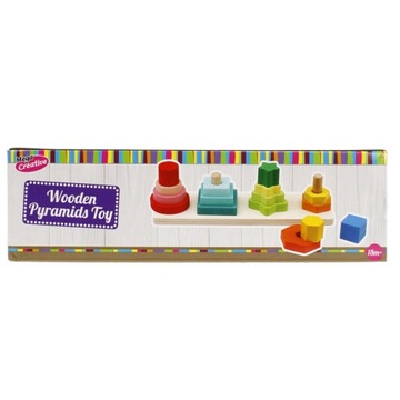 СОРТИРОВЩИК ФОРМЫ ПИРАМИДА ДЕРЕВЯННАЯ ПАЗЗЛ