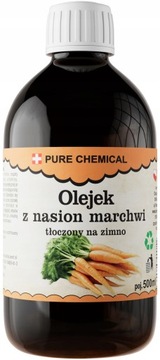 OLEJEK Z NASION MARCHWI NIERAFINOWANY TŁOCZONY NA ZIMNO 1000ml 1L