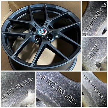 4× DISK HLINÍK BMW OE 554M 8.0" X 18" 5X112 ET 54