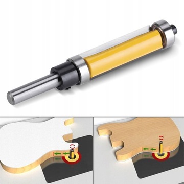 FREZ PROSTY DO DREWNA ROWKÓW TRZPIEŃ 6.35 MM