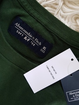 t-shirt Abercrombie Hollister koszulka L zielona