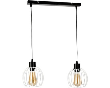 Lampa Wisząca Sufitowa LED BELKA REGULOWANA 2XE27