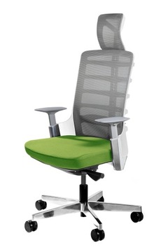 Fotel SPINELLY Zielony Biurowy Krzesło Ergonomia