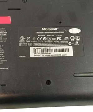 КЛАВИАТУРА MICROSOFT 1356 + ОПТИЧЕСКАЯ МЫШЬ 2000