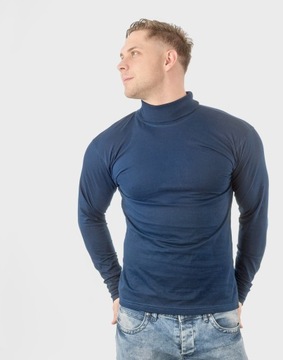 Элегантная мужская водолазка WXM XXL синяя