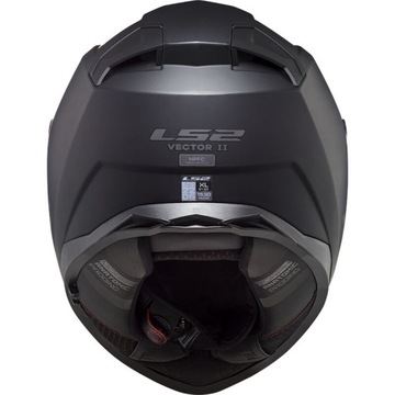 LS2 FF811 VECTOR II Шлем цельный черный матовый размер M